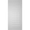 Ekena Millwork Vertical Surface Mount PVC Gable Vent: Functional, w/ 3-1/2"W x 1"P Standard Frame, 20"W x 42"H GVPVE20X4201SF - alternate 4